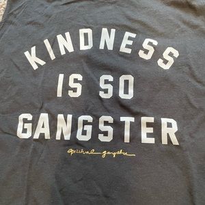 NWOT Spiritual Gangster dark gray/black tank top, muscle tee